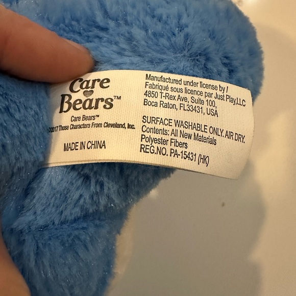 Care Bears Grumpy Plush Just Play 2017 Blue Plush 13” Rare - Picture 7 of 7